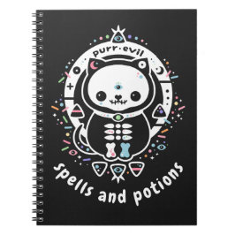 Pastel Goth Spådomars and Potions Witch Anteckningsbok