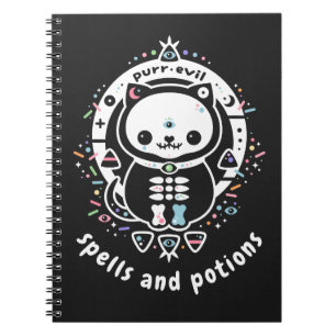 Pastel Goth Spådomars and Potions Witch Anteckningsbok