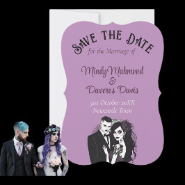 Pastel Goth Stil Bröllop Gothic Romantik Romantic