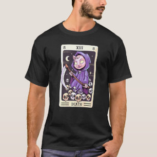 Pastel Goth Tarot Card, Reaper Cat C T Shirt