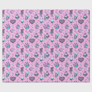 Pastel Goth Valentines Dag Gift Presentpapper