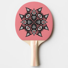 Pastel Goth Witch Design - Black Rosa Monster Pingisracket