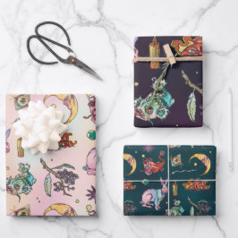 Pastel Goth Wrapping Papper för Hare- och Måne-öve