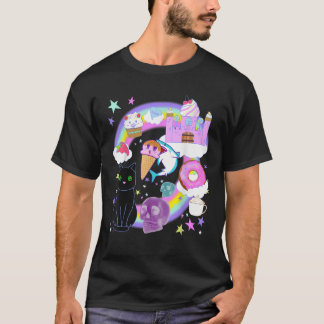 Pastel Goth Yami Kawaii Creepy Candy World Menhera T Shirt