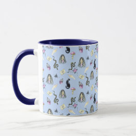 Pastel Gothic Story Mönster Mugg