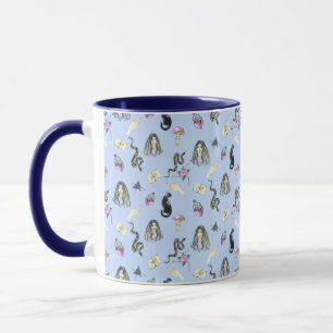 Pastel Gothic Story Mönster Mugg