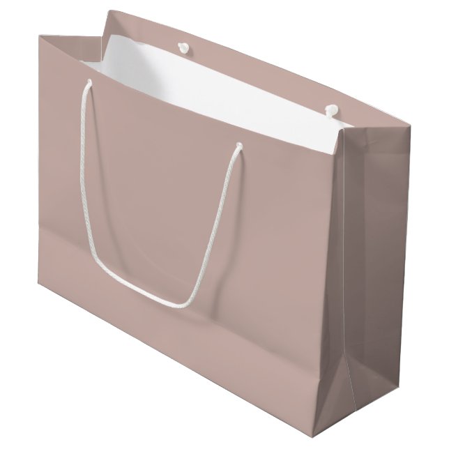Pastel Grått Beige CDB3AC Large Gift Bag (Framsidan Vinklad)
