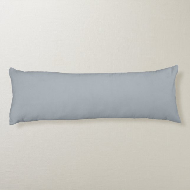 Pastel Grayish Blue Solid Färg - Restless Slumber Kroppskudde (Baksidan)