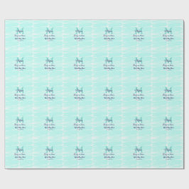 Pastel green baby in bloom monogram baby shower te presentpapper
