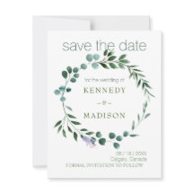 Pastel Grönt Blommigt Bröllop