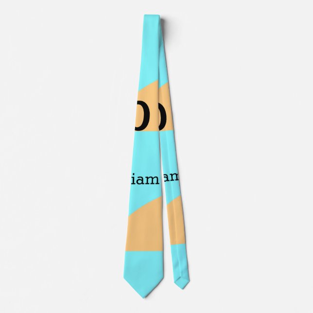 Pastel grönt blue add namn monogram brev title slips (Framsida)