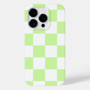 Pastel Grönt Checkated Gingham Mönster