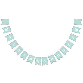 Pastel-Grönt för babyskor Kön Neutral Vimplar