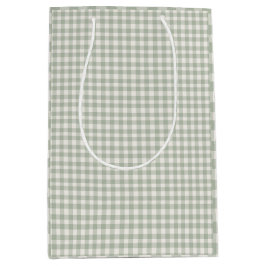 Pastel grönt gingham mönster
