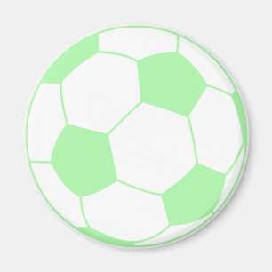 Pastel Grönt Soccus ball Magnet