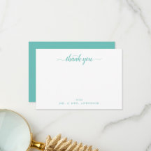 Pastel Grönt Tack för modern skriptkalligrafi