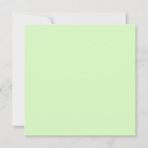 Pastel Grönt Tea Löv Solid Färg Kort