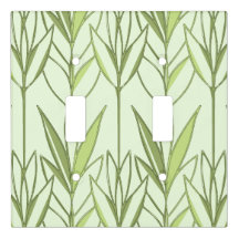 Pastel Grönt Tropical Foliage Nature Deco Mönster