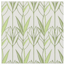 Pastel Grönt Tropical Foliage Nature Deco Mönster Tyg