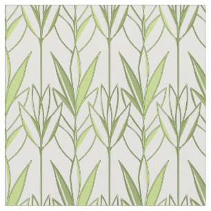 Pastel Grönt Tropical Foliage Nature Deco Mönster Tyg