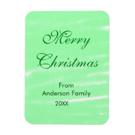 Pastel grönt vattencolor god jul modern boh magnet