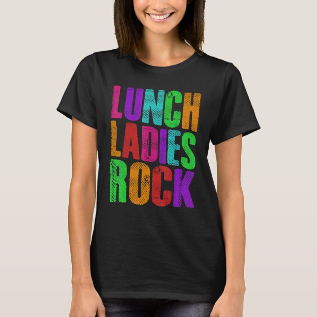 Pastel Grunge Lunch Dam Sten Cute Back to Schoo T Shirt (Framsida)