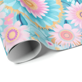 Pastel gullboho presentpapper