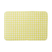 Pastel Gult Gingham Mönster