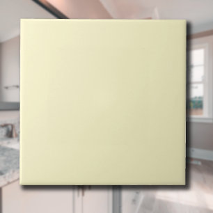 Pastel Gult Solid Färg Klassisk ELEGANT Kakelplatta