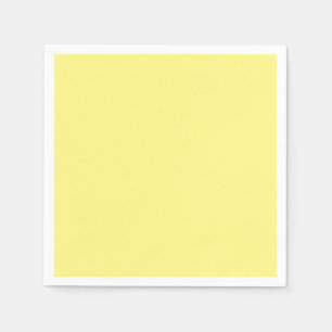 Pastel Gult Solid Färg Pappersservett