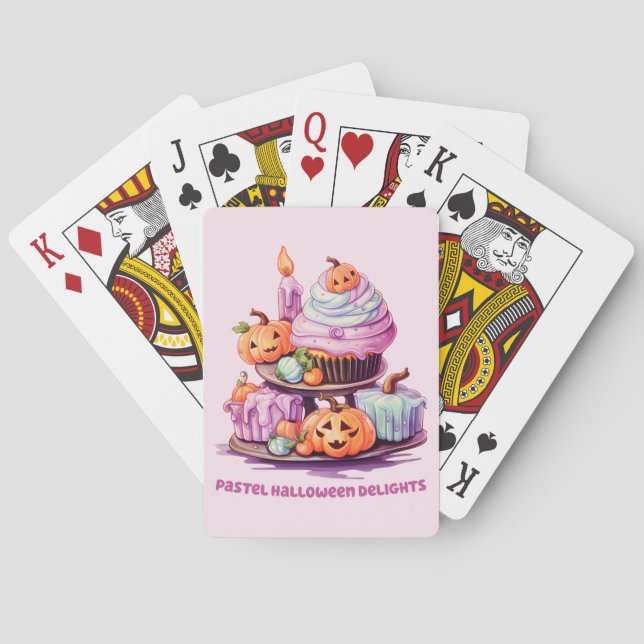 Pastel Halloween Delight Casinokort (Baksidan)