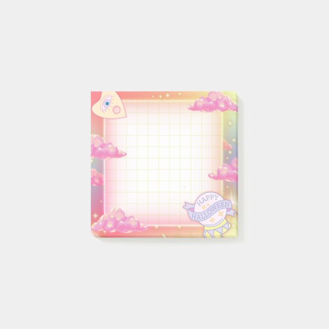 Pastel Halloween Divination Post-it Block (Framsida)
