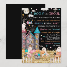 Pastel Halloween Gender Reveal Baby Shower
