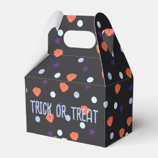 Pastel Halloween Seashells & Sea Stars i Black Presentaskar