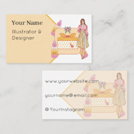 Pastel Hanbok & Vaniljhonung Serum Visitkort