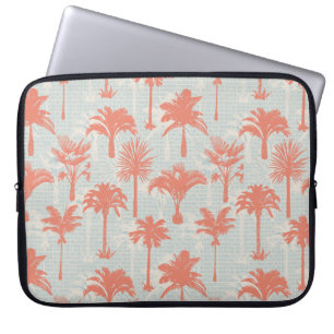 Pastel Handflatan Träd Mönster Laptop Fodral