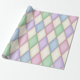Pastel Harlequin Medieval Fairytale (stor ) Presentpapper