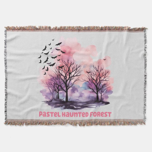 Pastel Haunted Forest Filt (Framsidan)
