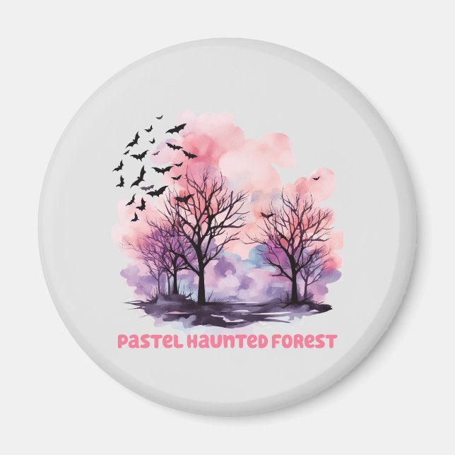 Pastel Haunted Forest Magnet (Framsidan)