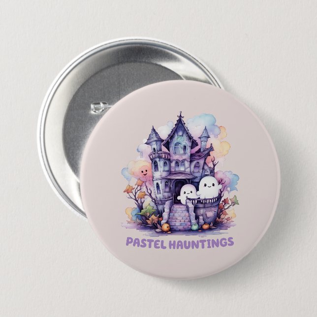 Pastel Hauntings Knapp (Framsida & baksida)