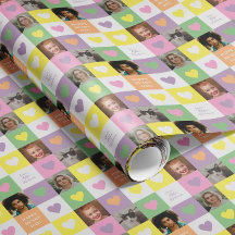 Pastel Heart Checkerboard med Photos Valentine