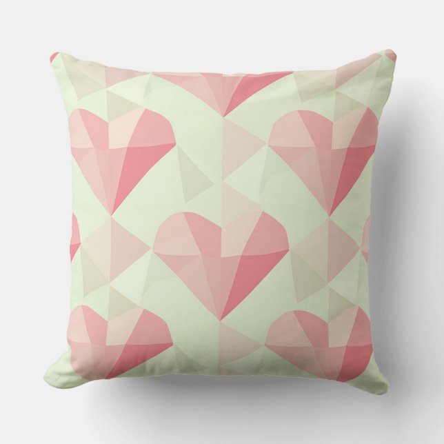 Pastel Heart Harmony Cushion Kudde (Framsida)