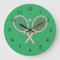 Pastel Heart Tennis Player Racquets Boll Girl