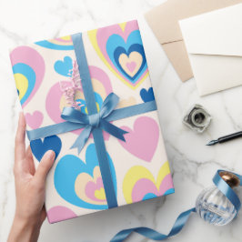 Pastel Hearts. Presentpapper