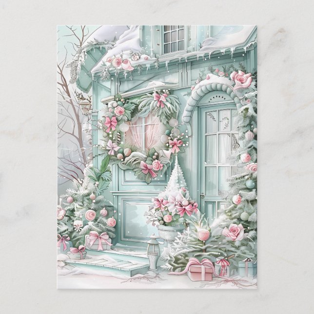 Pastel Helgdag vykort (Framsida)