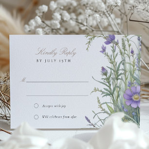 Pastel Herbal Garden Wedding OSA kort
