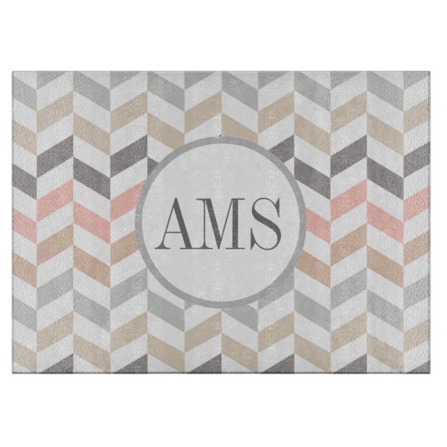 Pastel Herringbone Monogram (Framsidan)