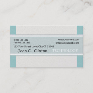 Pastel Himlar Blue-Abstrakt Geometric Promoting Visitkort