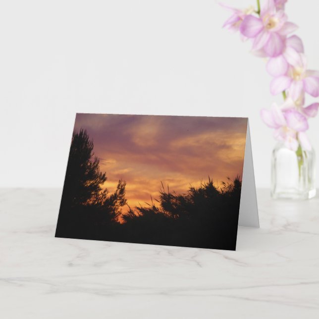 Pastel Himlar liggande kort (Orkide)