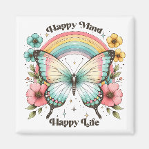 Pastel Hippie "Lycklig Mind Lycklig Life"